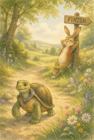 Le Lièvre et la Tortue